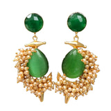 Vert Perle Earrings