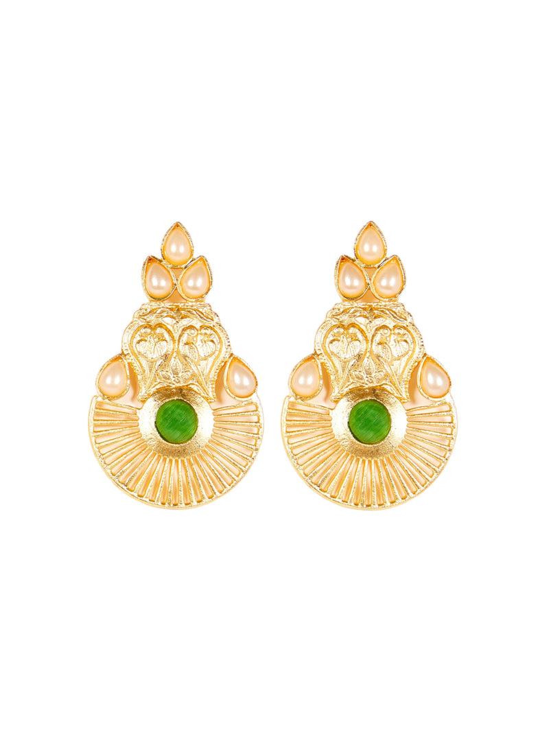 Golden Empire Vert Earrings