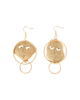 His and Hers Face Drop Earrings