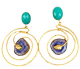L'amour Toujours Turquoise Earrings