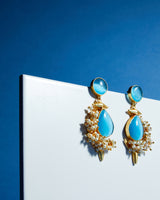 Turquoise Perle Earrings