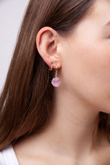 Pink Agate Gypset Earrings