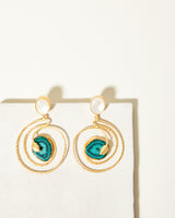 L'amour Toujours Green Earrings