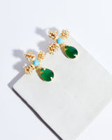 Caviar Perle Vert Earrings