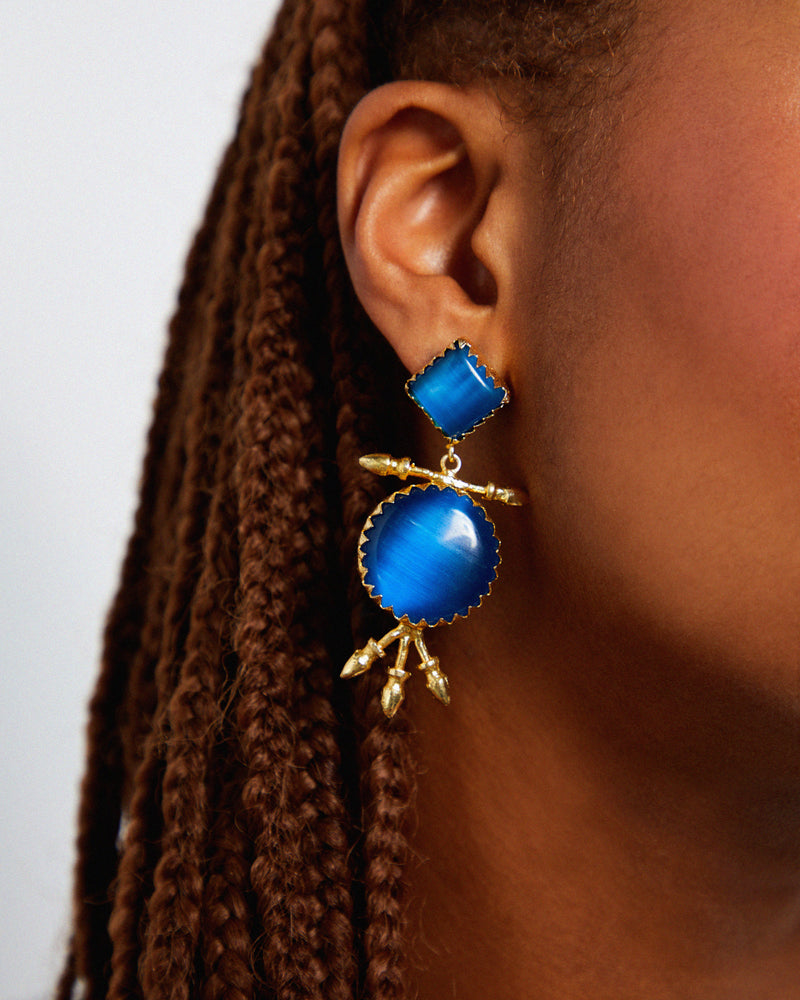 Paradis Blue Earrings