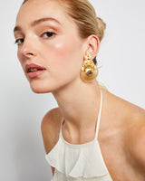 Golden Empire Violette Earrings