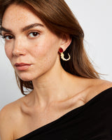 Rouge Gold Leaf Earrings