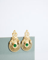 Golden Empire Vert Earrings