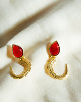 Rouge Gold Leaf Earrings