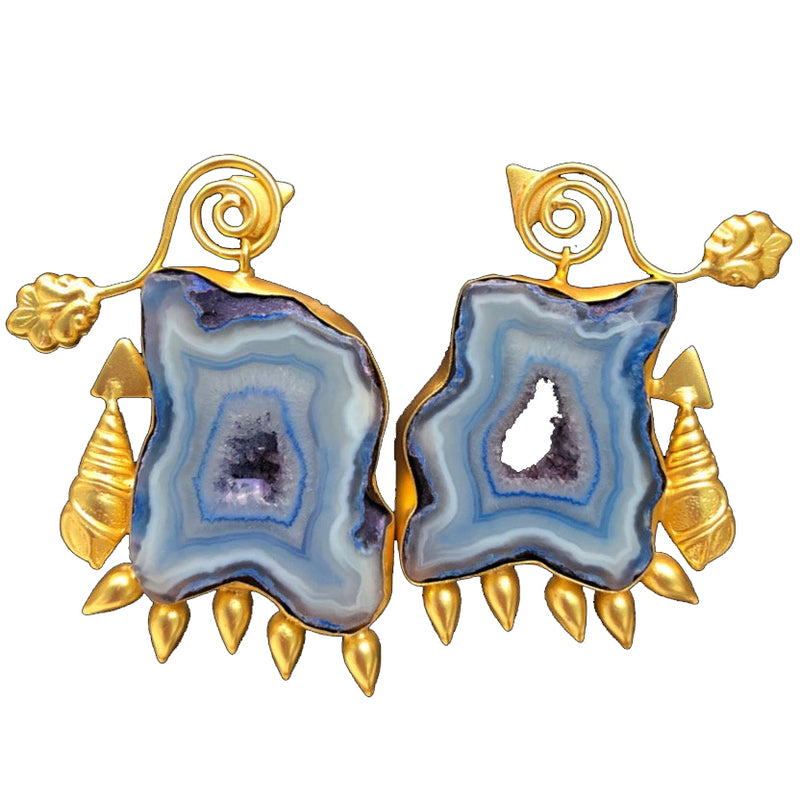 Dharma Empire Blue Earrings