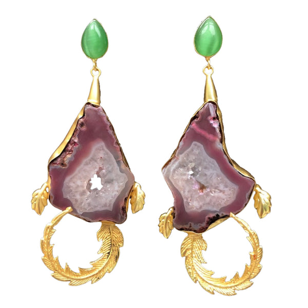 Pink Piglet Jewellery  Luxury Gemstone Earrings – Pink Piglet